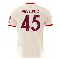 Dres Bayern Munich Aleksandar Pavlovic #45 Tretina 2024-25 Krátky Rukáv